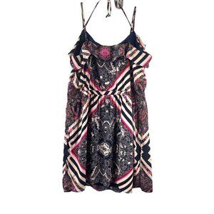 American Eagle Baby Doll Dress 18 Strappy Mini Elastic Waist Milkmaid Beach